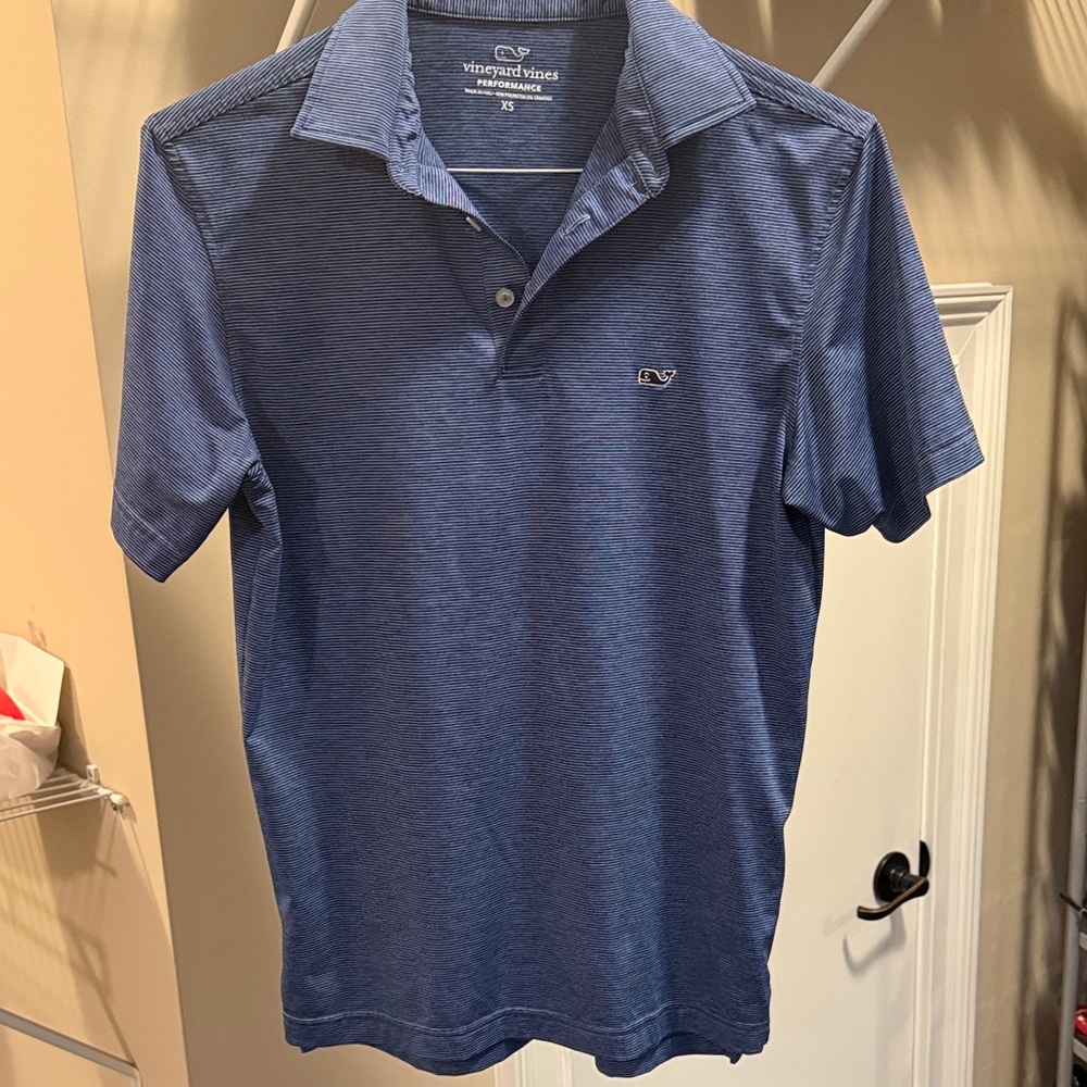 Vineyard Vines Men's Blue Polo Shirt
